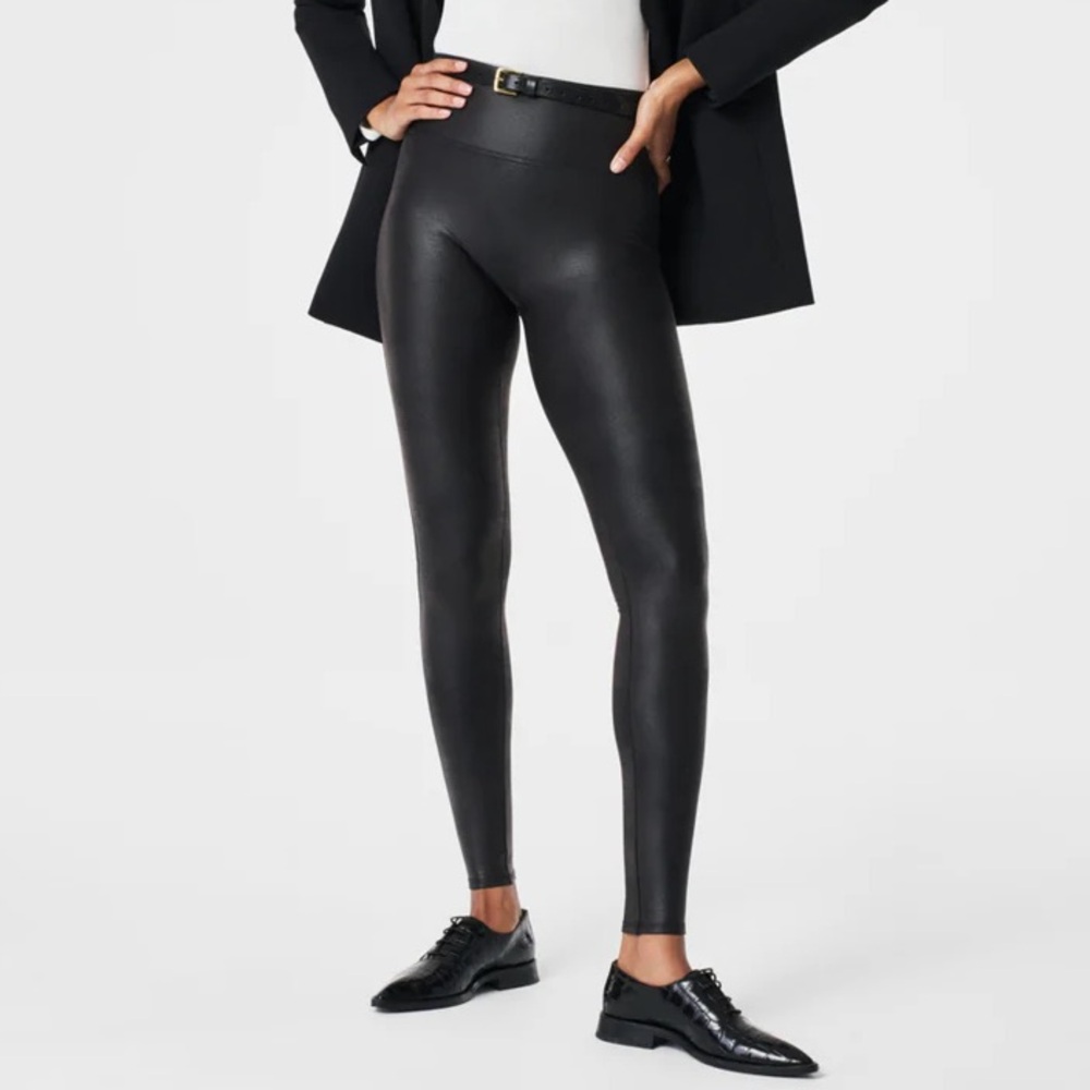 NWOT - SPANX Faux Leather Leggings
